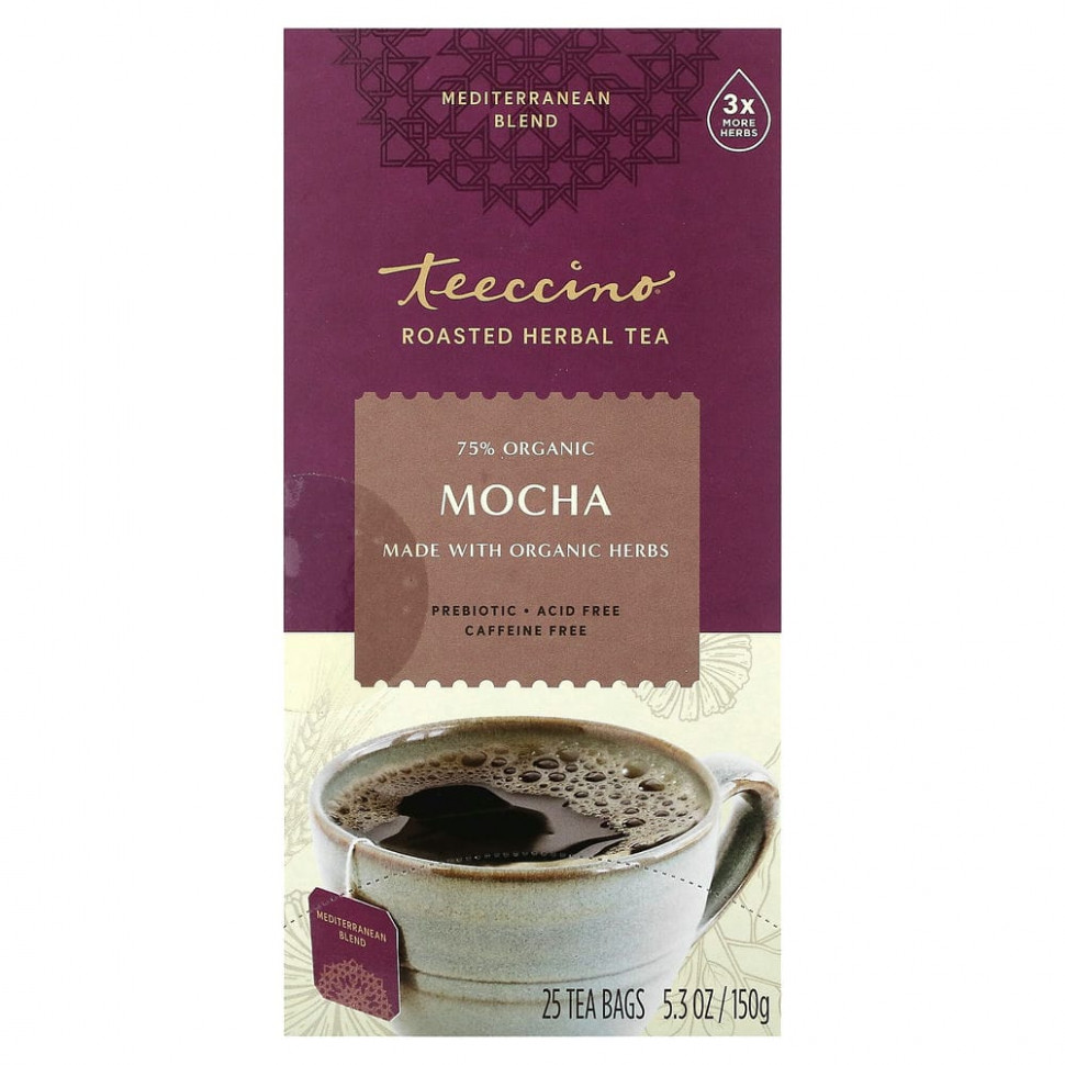   (Iherb) Teeccino,   , ,  , 25  , 150  (5,3 )    -     , -, 