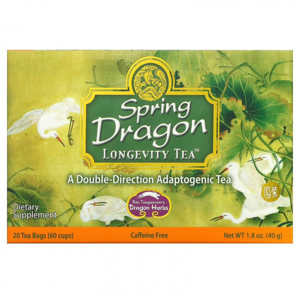   (Iherb) Dragon Herbs, Spring Dragon Longevity Tea,  , 20  , 1,8  (50 )    -     , -, 