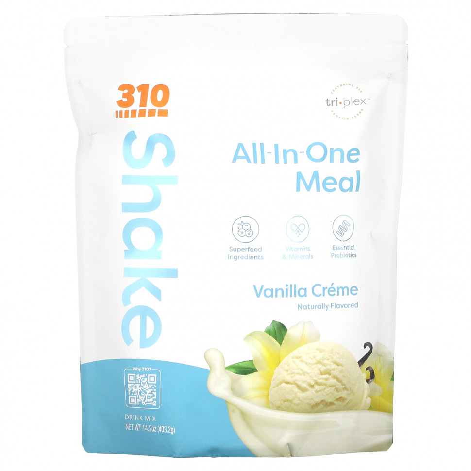 ���� ������ (Iherb) 310 Nutrition, Shake, ������������� �������� ��� ������ ����, ����� ��� ��������, ��������� ����, 403,2 � (14,2 �����), ������ �� 10080 ���