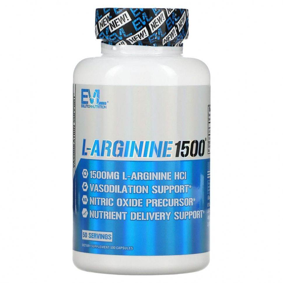���� ������ (Iherb) EVLution Nutrition, L-������� 1500, 100 ������, ������ �� 2720 ���