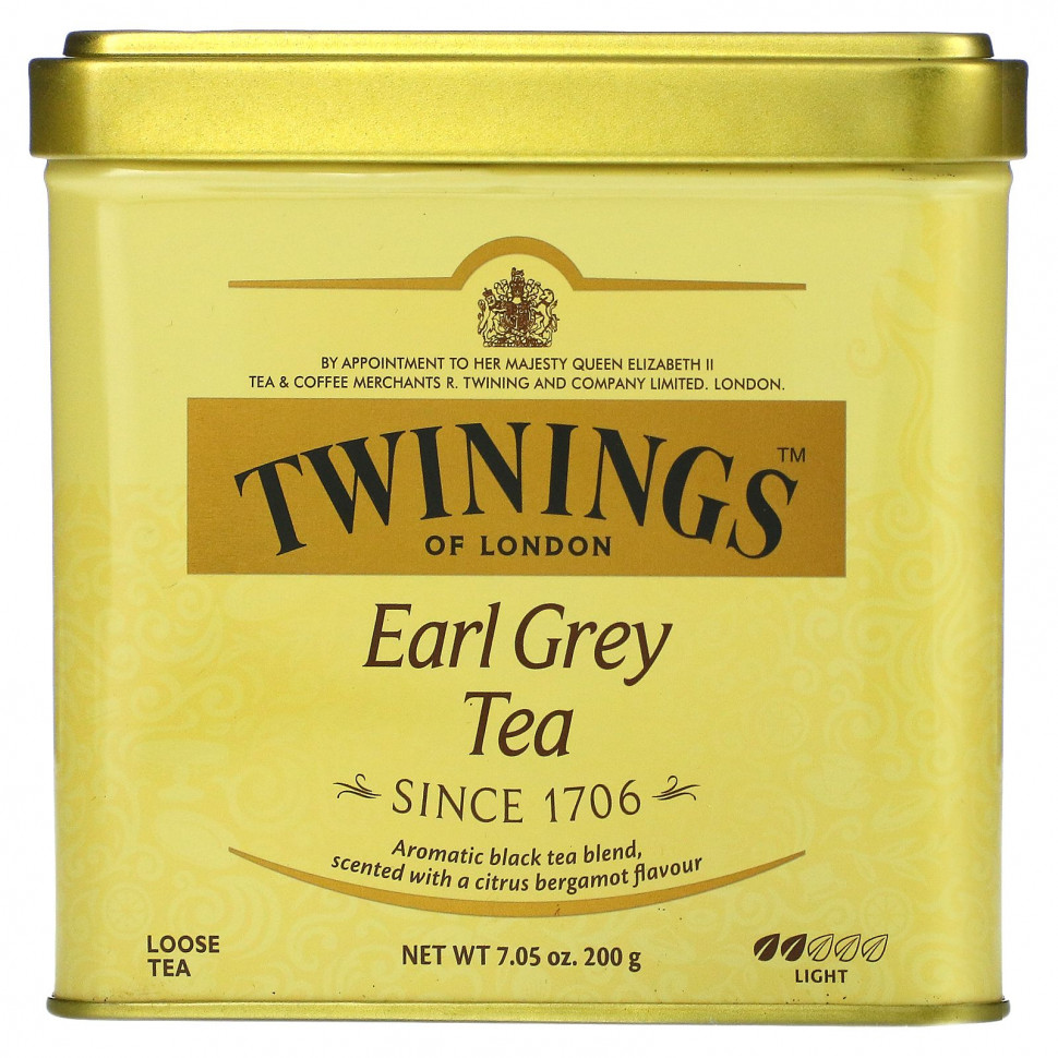 ���� ������ (Iherb) Twinings, Earl Grey, �������� ���, ���������, 200 � (7,05 �����), ������ �� 3420 ���
