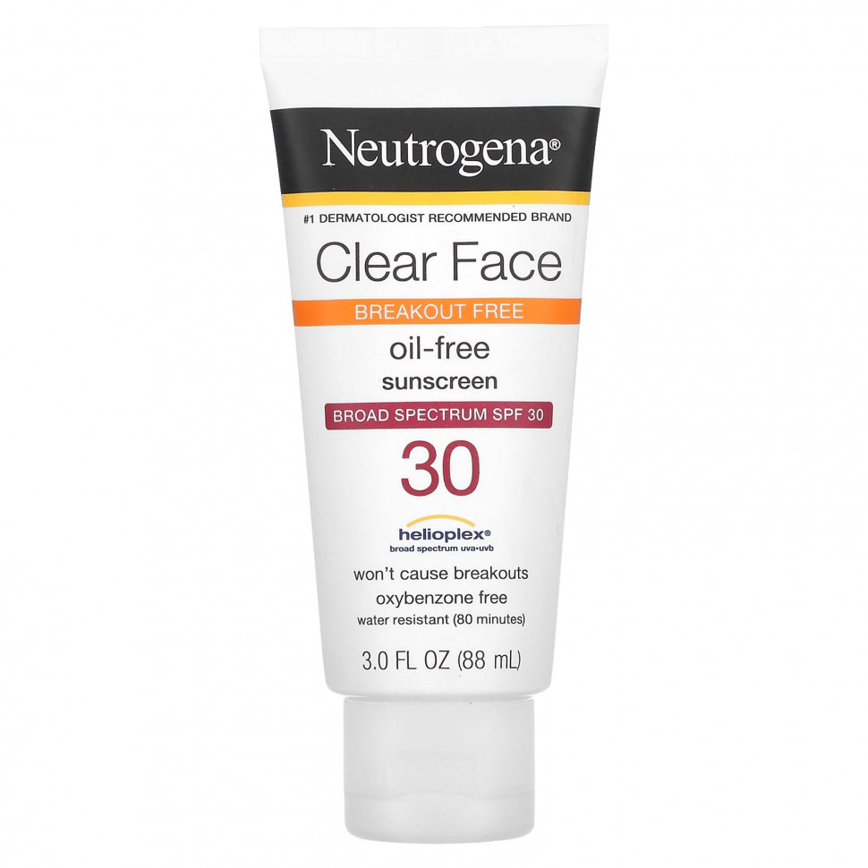   (Iherb) Neutrogena, Clear Face,   ,   , SPF 30,  , 88  (3 . )    -     , -, 