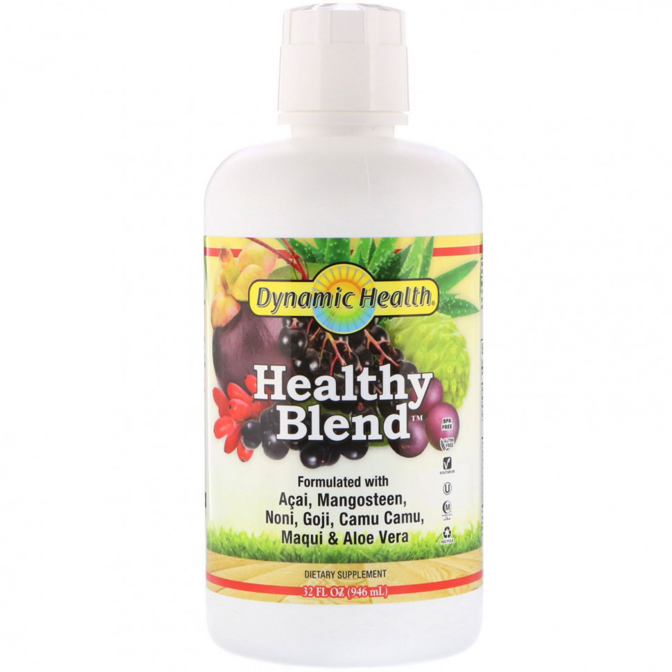   (Iherb) Dynamic Health Laboratories, Healthy Blend, 32 . . (946 ),   4350 