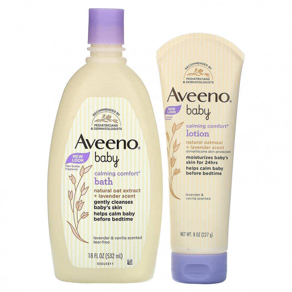 ���� ������ (Iherb) Aveeno, Baby, ������������� ����� ��� ����� + ������, ������� � ������, ����� �� 2 ���������, ������ �� 4890 ���