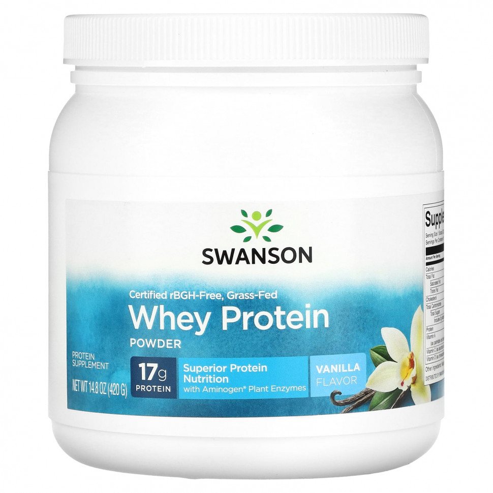 ���� ������ (Iherb) Swanson, ������� �� ������������� �������� Grass Fed, ������, 420 � (14,8 �����), ������ �� 4620 ���