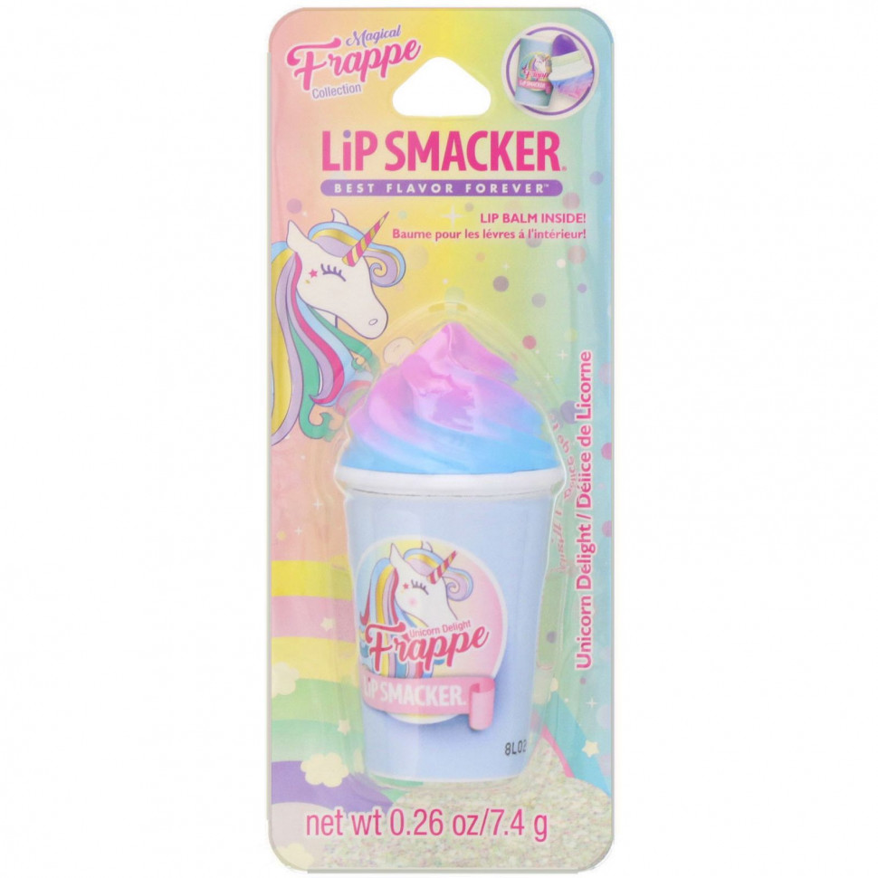   (Iherb) Lip Smacker,    Frappe Cup, Unicorn Delight, 7,4     -     , -, 