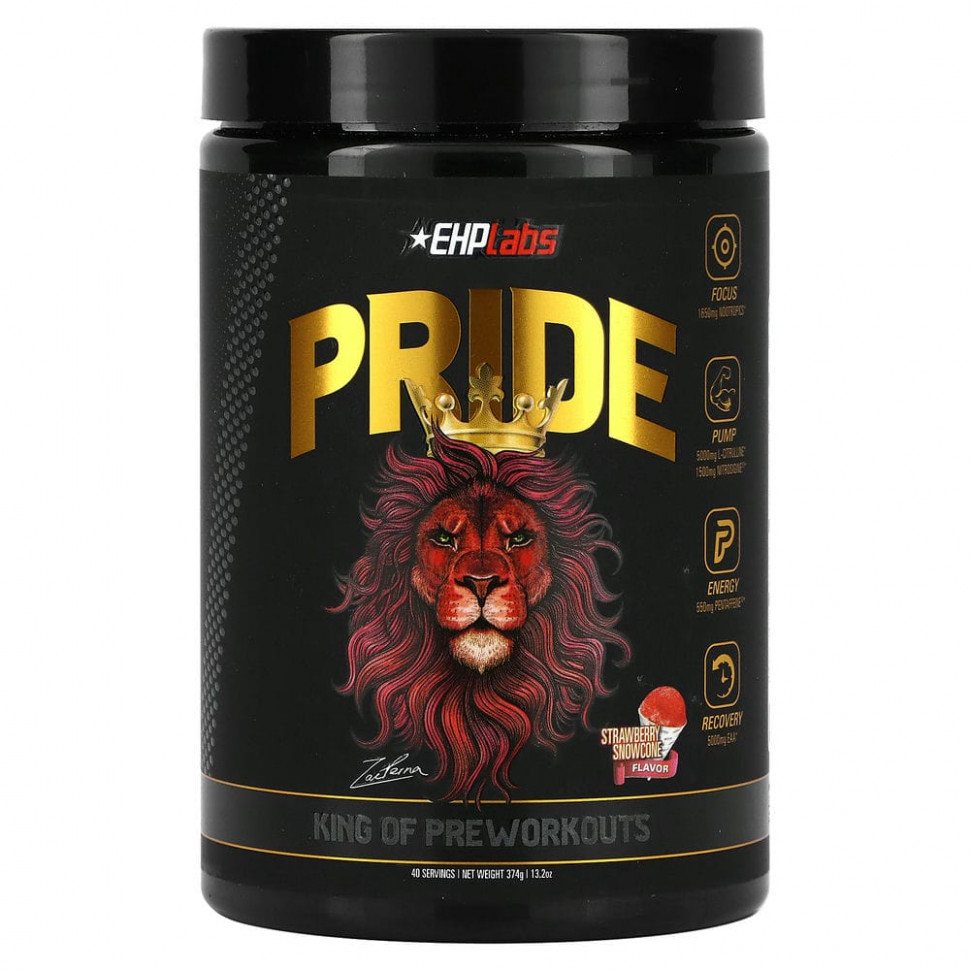 ���� ������ (Iherb) EHPlabs, Pride, ����������������� ��������, ����� �� ������ ��������, 374 � (13,2 �����), ������ �� 7080 ���