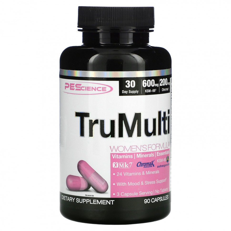 ���� ������ (Iherb) PEScience, TruMulti Women's Formula`` 90 ������, ������ �� 4860 ���