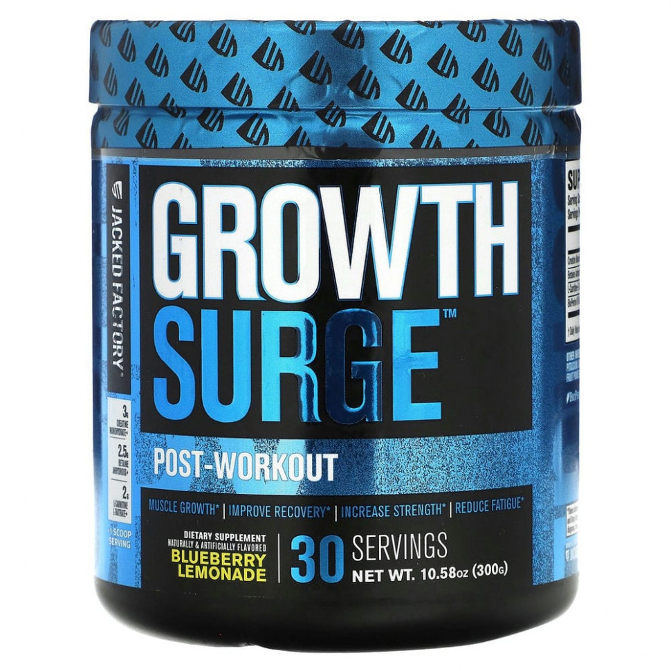   (Iherb) Jacked Factory, Growth Surge,  ,  , 300  (10,58 )    -     , -, 