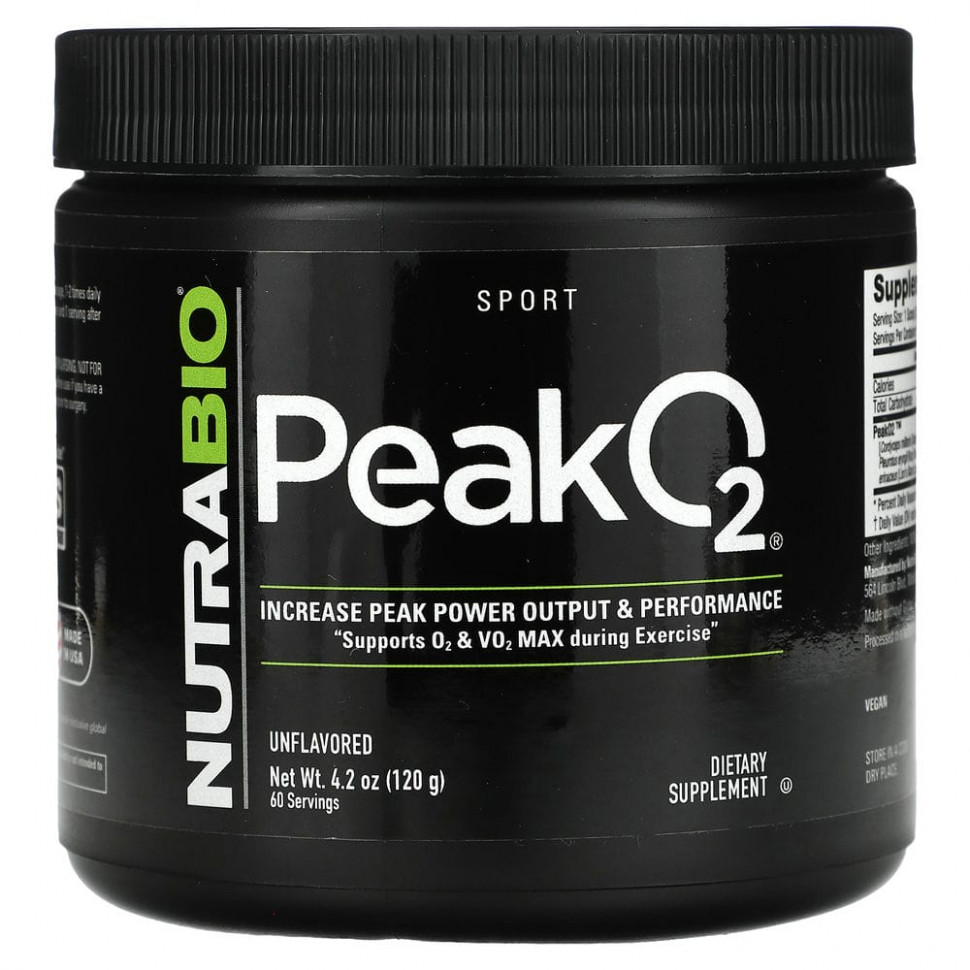   (Iherb) Nutrabio Labs, Peak O2,  , 120  (4,2 )    -     , -, 