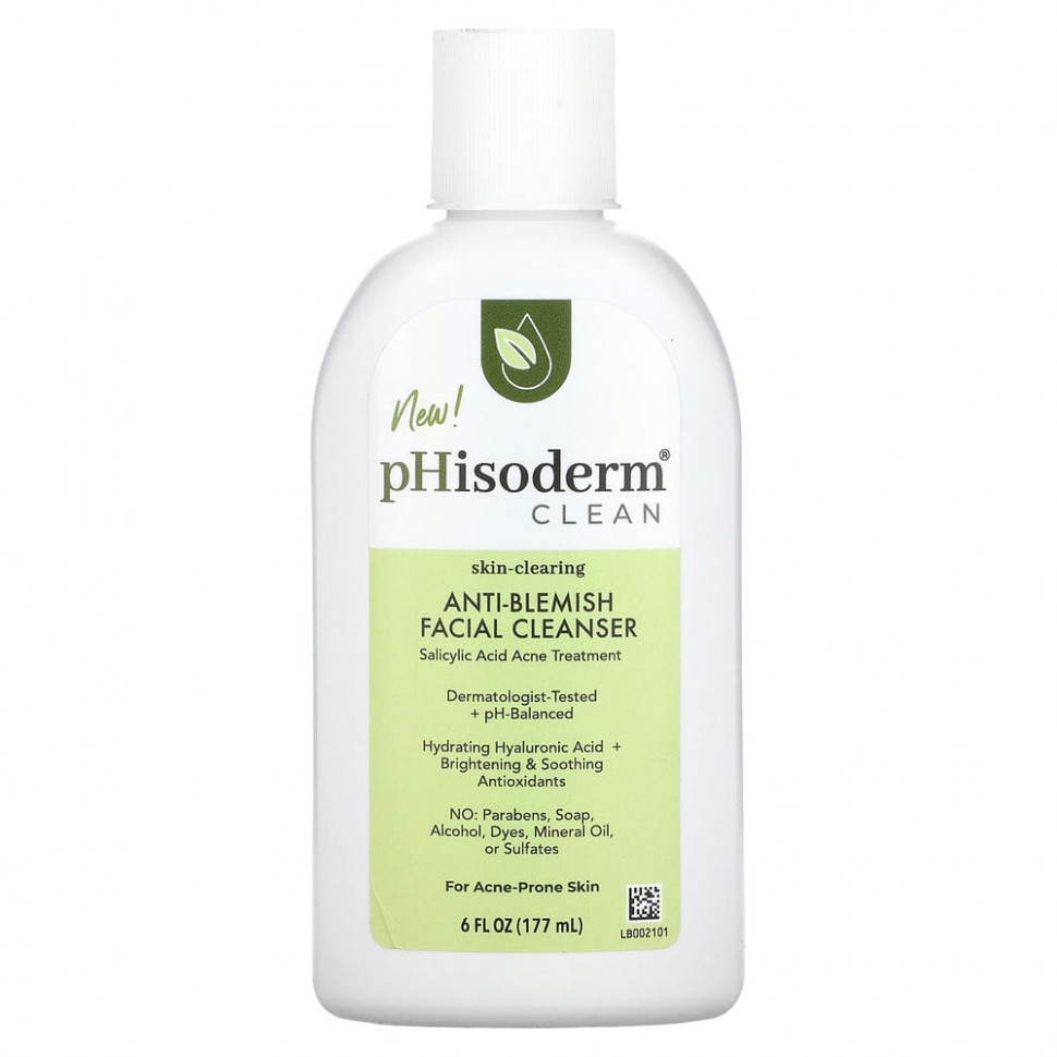 ���� ������ (Iherb) pHisoderm, Clean, ��������� �������� ������ ������, ��� ����, �������� � ����, 177 �� (6 ����. �����), ������ �� 1790 ���