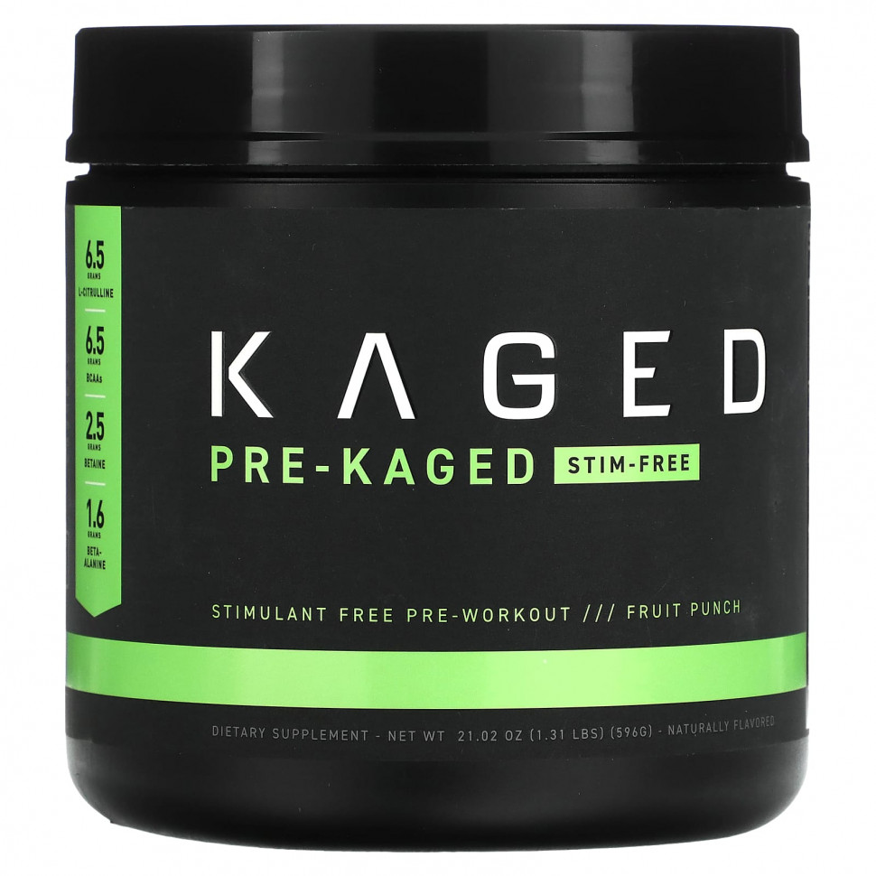���� ������ (Iherb) Kaged, PRE-KAGED, ����� ����������� ��� ������������, ��������� ����, 596 � (1,31 �����), ������ �� 8360 ���