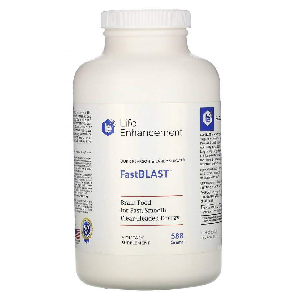   (Iherb) Life Enhancement, Durk Pearson & Sandy Shaw, FastBLAST, 588     -     , -, 