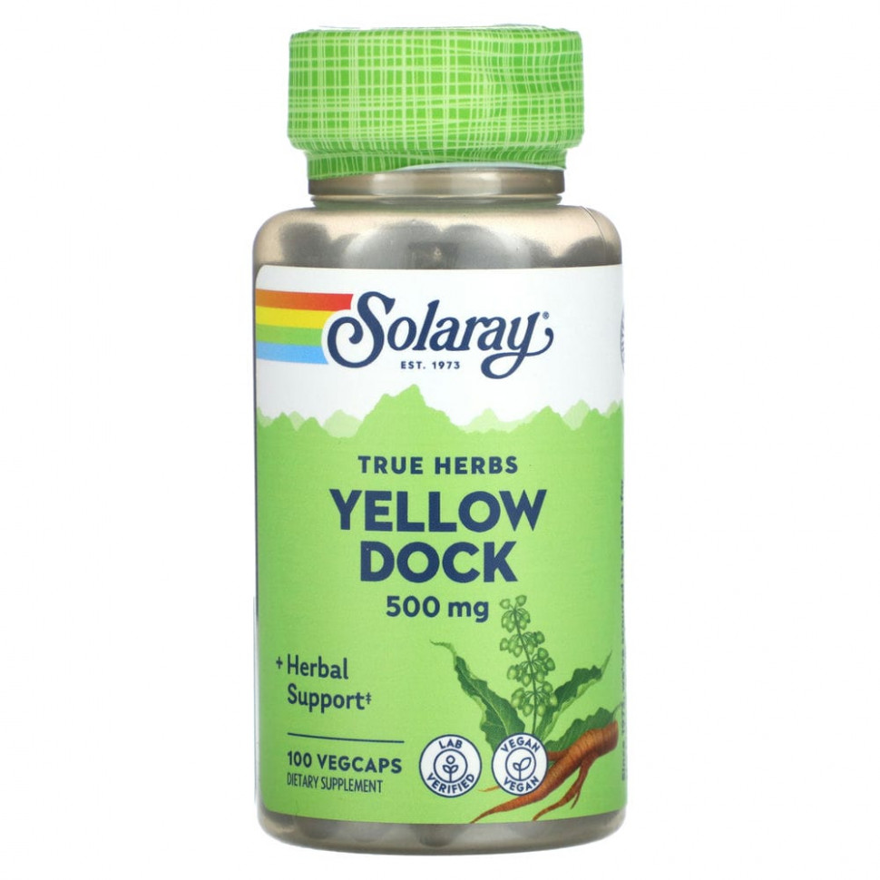   (Iherb) Solaray, True Herbs,  , 500 , 100      -     , -, 