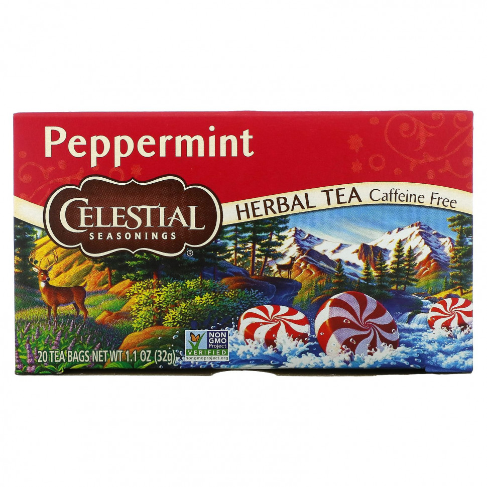 ���� ������ (Iherb) Celestial Seasonings, �������� ���, �������� ����, ��� �������, 20 ������ ���������, 1,1 ����� (32 �), ������ �� 990 ���