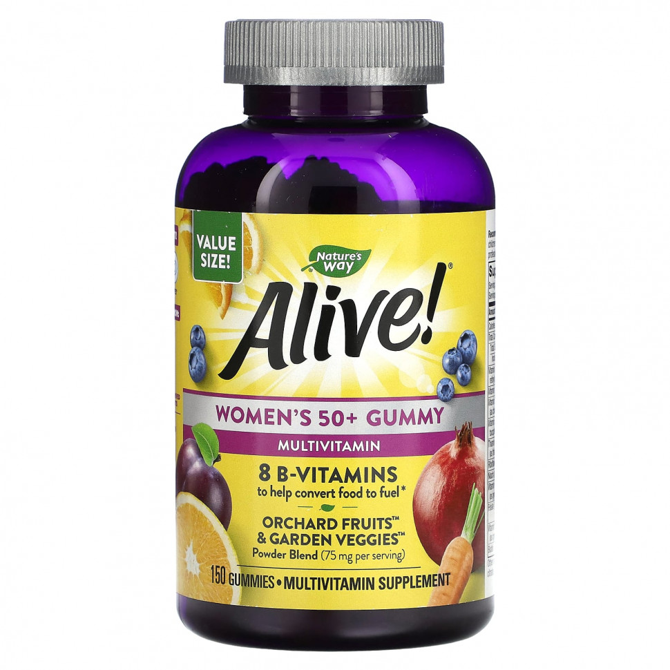   (Iherb) Nature's Way, Alive!      50 ,  , 150      -     , -, 