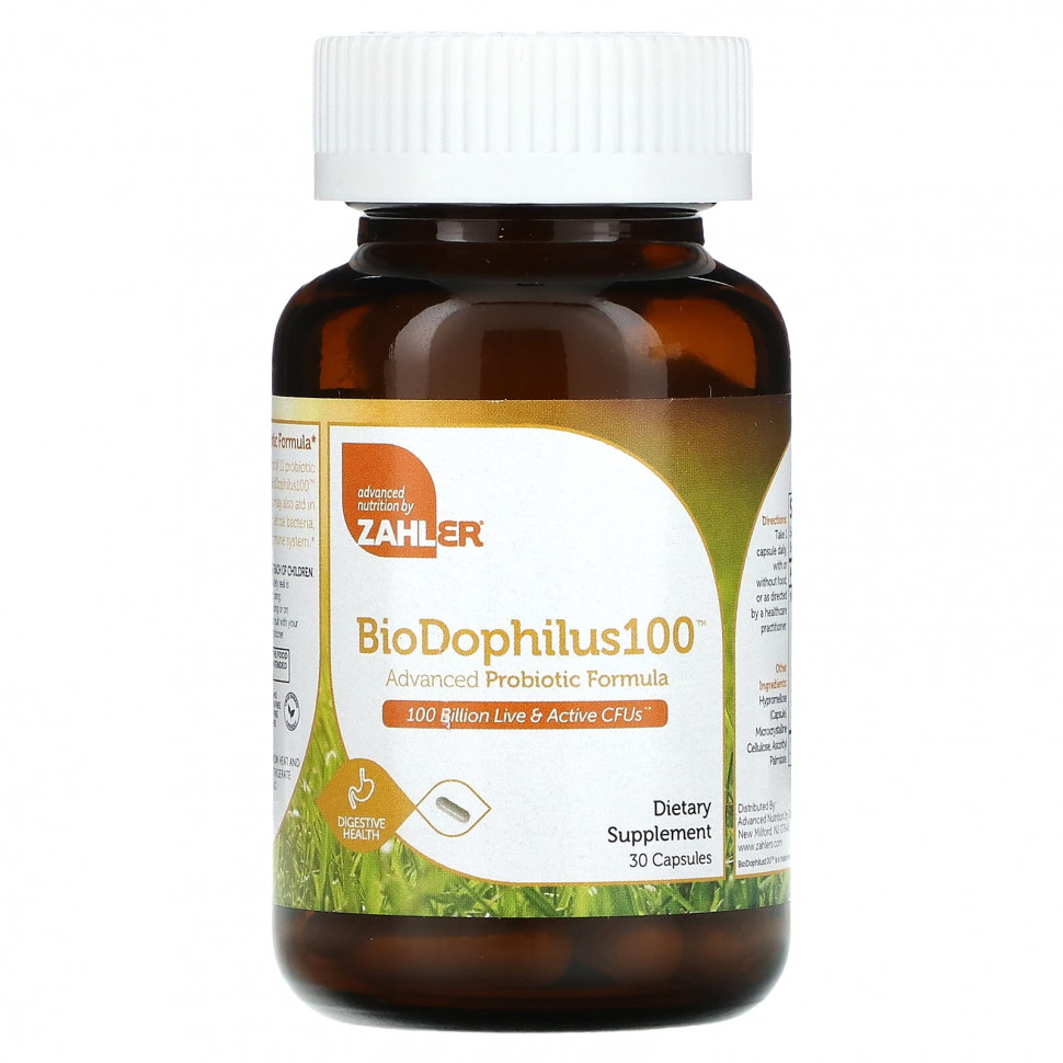   (Iherb) Zahler, BioDophilus100,    , 100  , 30     -     , -, 