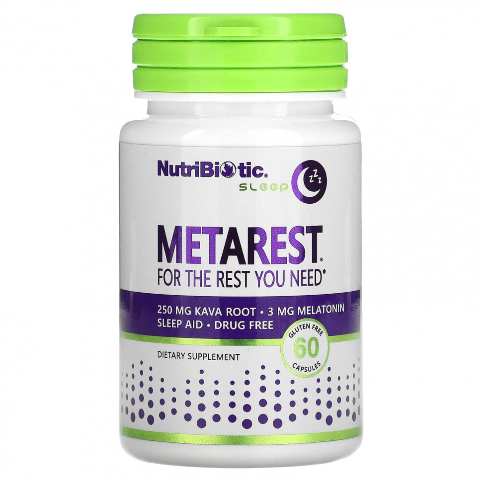 ���� ������ (Iherb) NutriBiotic, Sleep, MetaRest`` 60 ������, ������ �� 1900 ���