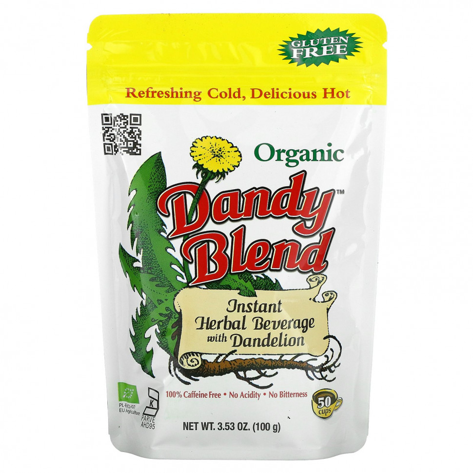 ���� ������ (Iherb) Dandy Blend, ����������� �������� ������� � ������������ �����������, ��� �������, 100 � (3,53 �����), ������ �� 1940 ���