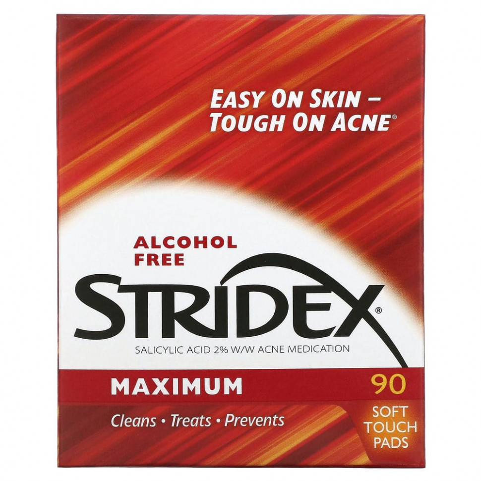 ���� ������ (Iherb) Stridex, ����������� �������� �� �����, ������������ ����, ��� ������, 90 ������ ��������, ������ �� 1750 ���