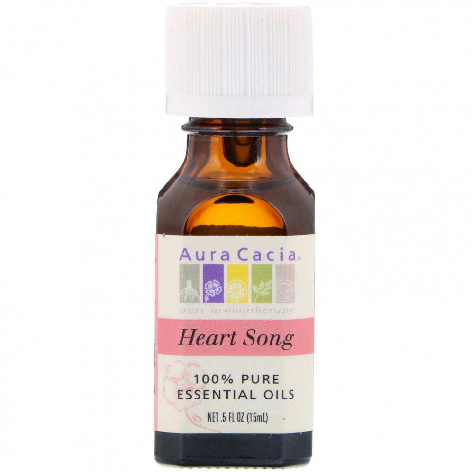 ���� ������ (Iherb) Aura Cacia, Heart Song, 100% ������ ������� �����, 15 �� (0,5 ����. �����), ������ �� 1690 ���