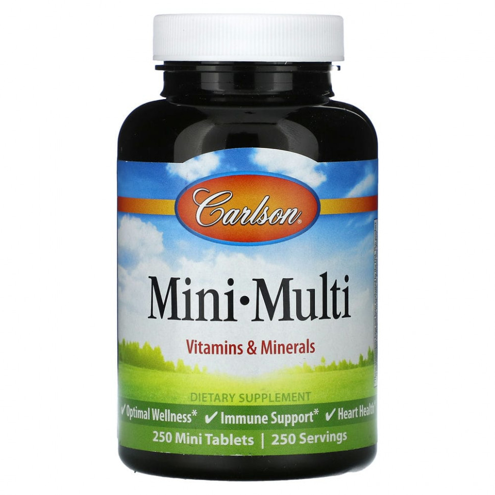   (Iherb) Carlson, Mini Multi, 250 -    -     , -, 