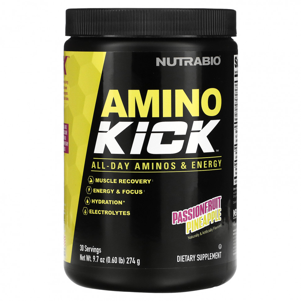   (Iherb) Nutrabio Labs, Amino Kick,   , 274  (0,6 )    -     , -, 