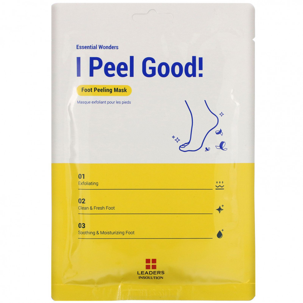 ���� ������ (Iherb) Leaders, Essential Wonders, I Peel Good! �����-������ ��� ���, 2 ��������, 40 �� (1,35 ����. �����), ������ �� 1030 ���