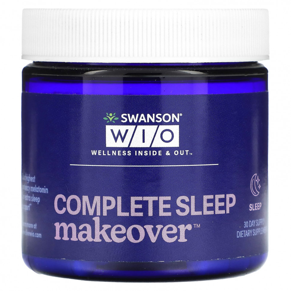 ���� ������ (Iherb) Swanson WIO, Complete Sleep Makeover, Sleep, 30-������� �����, ������ �� 2620 ���
