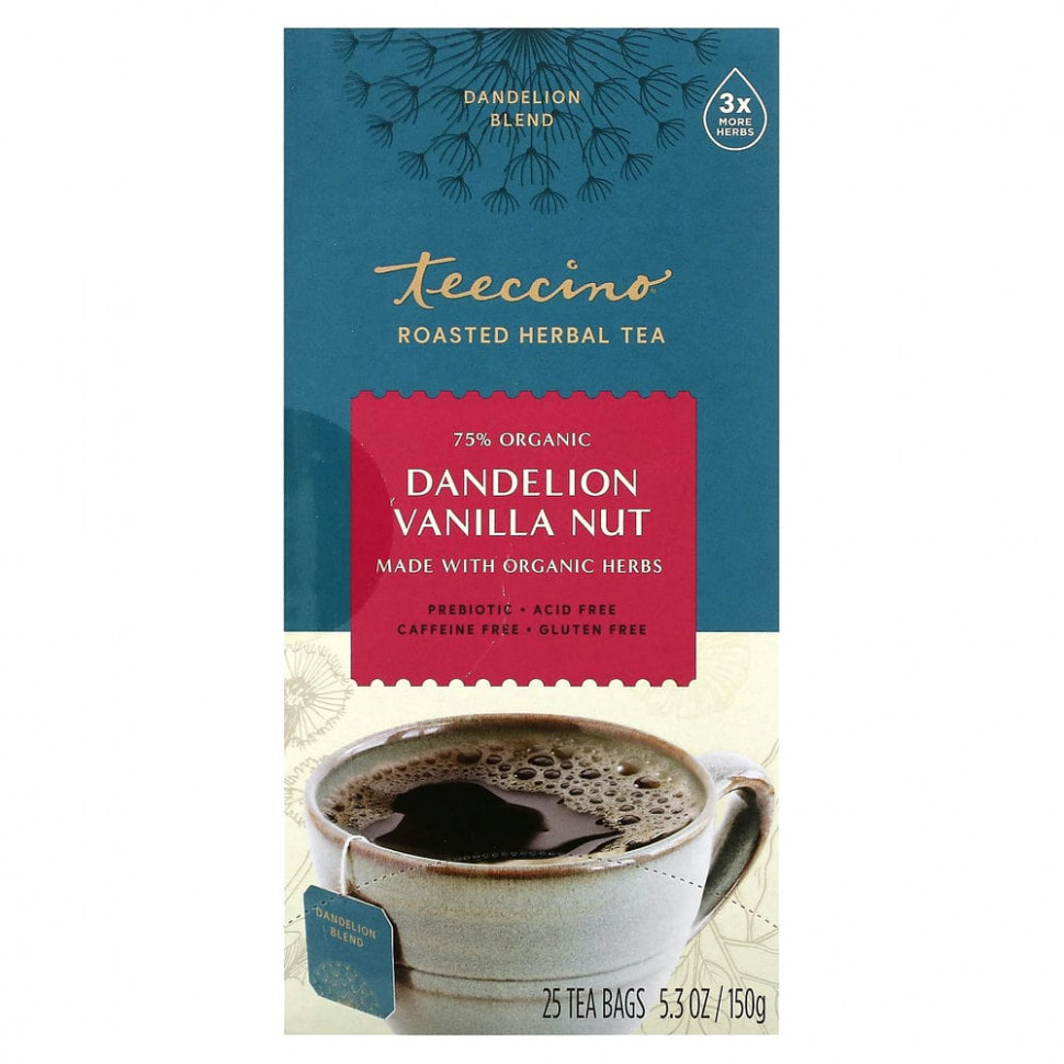   (Iherb) Teeccino,   , , , ,  , 25  , 150  (5,3 )    -     , -, 