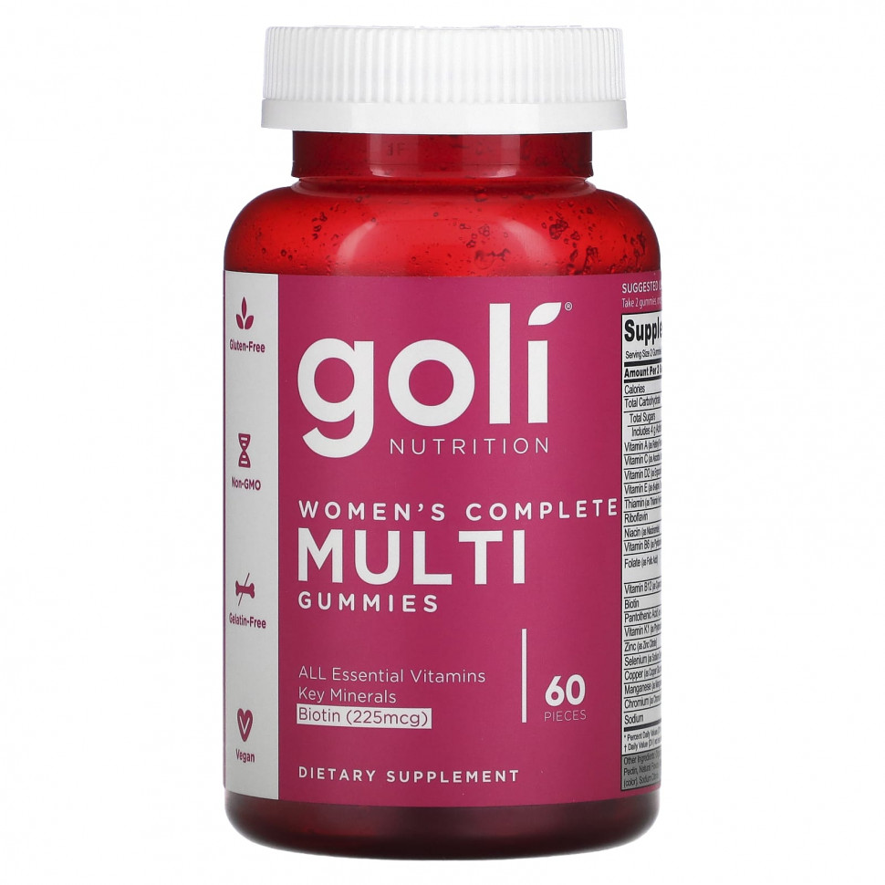 ���� ������ (Iherb) Goli Nutrition, Women's Complete Multi Gummies, 60 Pieces, ������ �� 3510 ���
