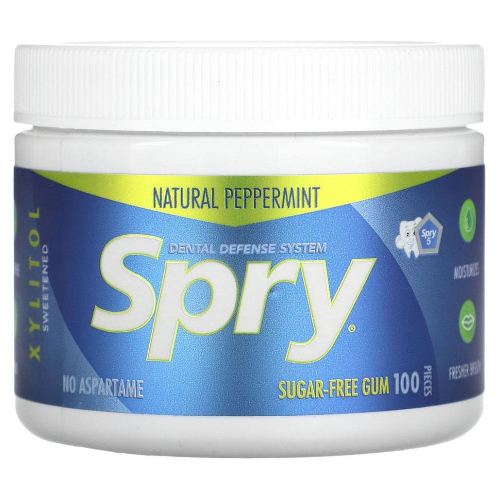 ���� ������ (Iherb) Xlear, Spry, ����������� ������� �� ������ ����, ��� ������, 100 ���� (108 �), ������ �� 1860 ���