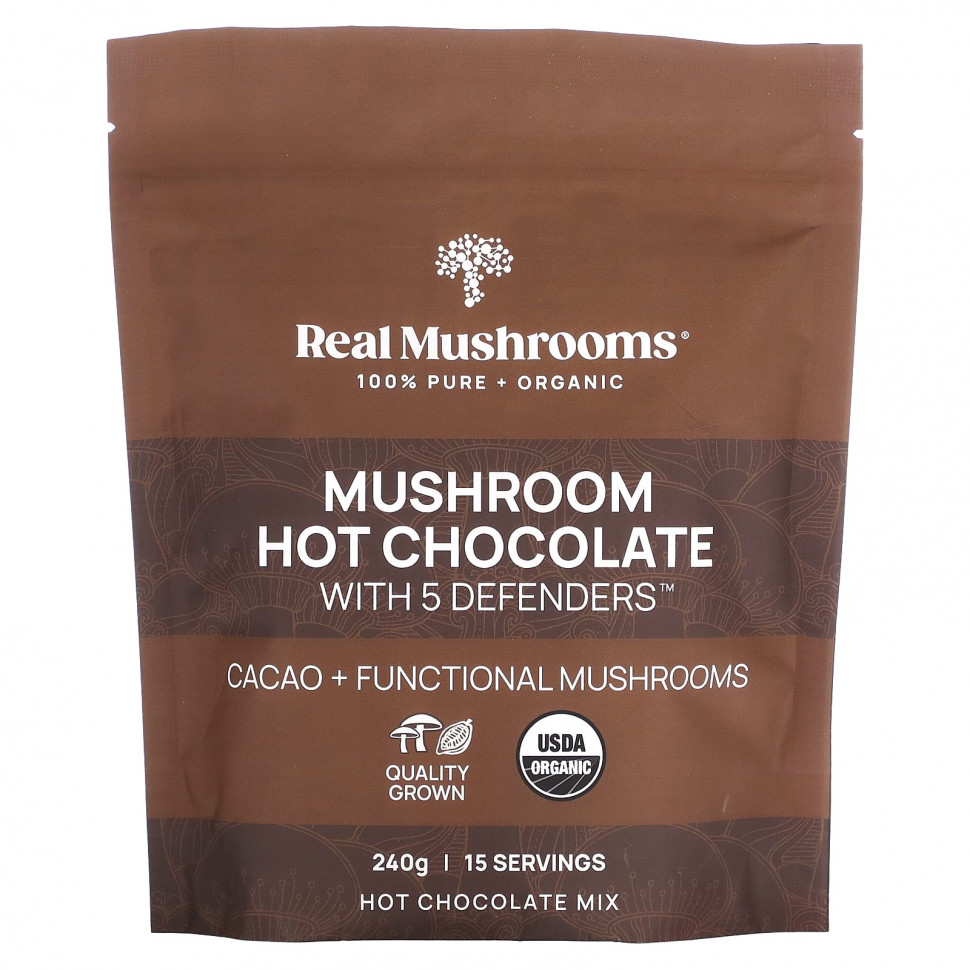 ���� ������ (Iherb) Real Mushrooms, ������� ������� � ������� � 5 �����������, 240 �, ������ �� 4310 ���