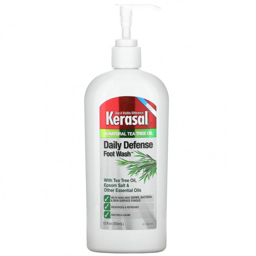 ���� ������ (Iherb) Kerasal, �������� ��� ����� ��� Daily Defense � ����������� ������ ������� ������, 355 �� (12 ����. �����), ������ �� 2410 ���