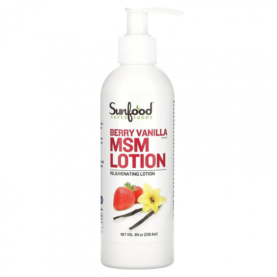   (Iherb) Sunfood,  MSM,  ,   , 8   (236,6 )    -     , -, 