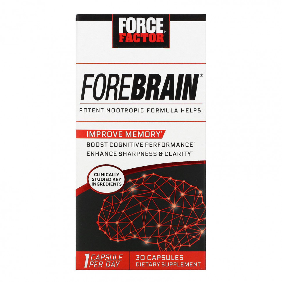   (Iherb) Force Factor, Forebrain, 30     -     , -, 