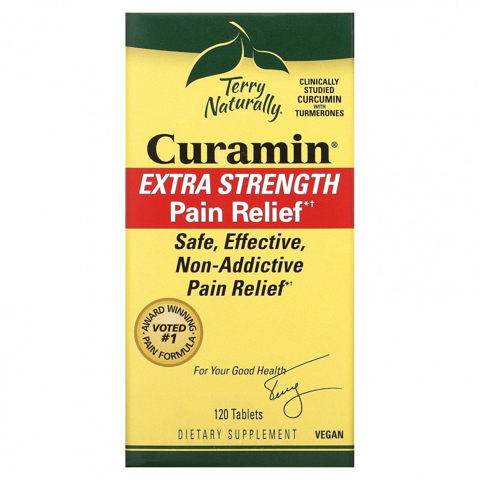 ���� ������ (Iherb) Terry Naturally, Curamin, ����� ������� ��������������, 120 ��������, ������ �� 11270 ���