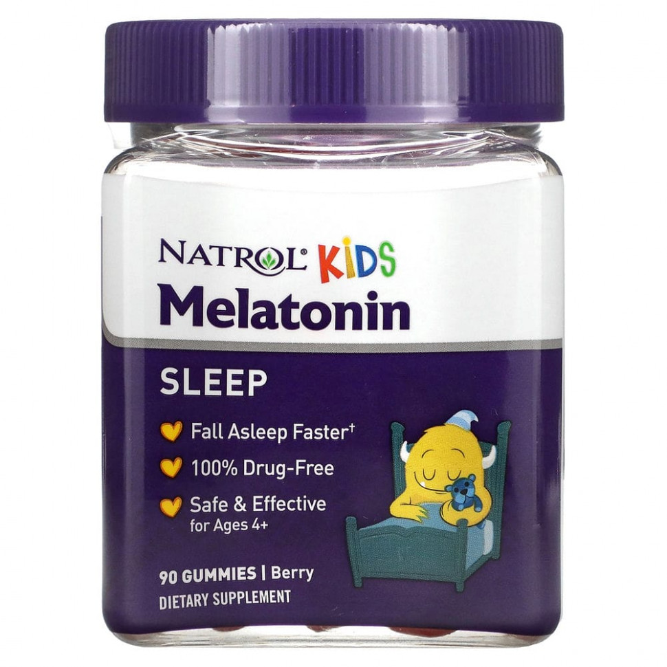 ���� ������ (Iherb) Natrol, Kids, ���������, ��� ����� �� 4 ���, ������� ����, 90 ����������� ������, ������ �� 2900 ���