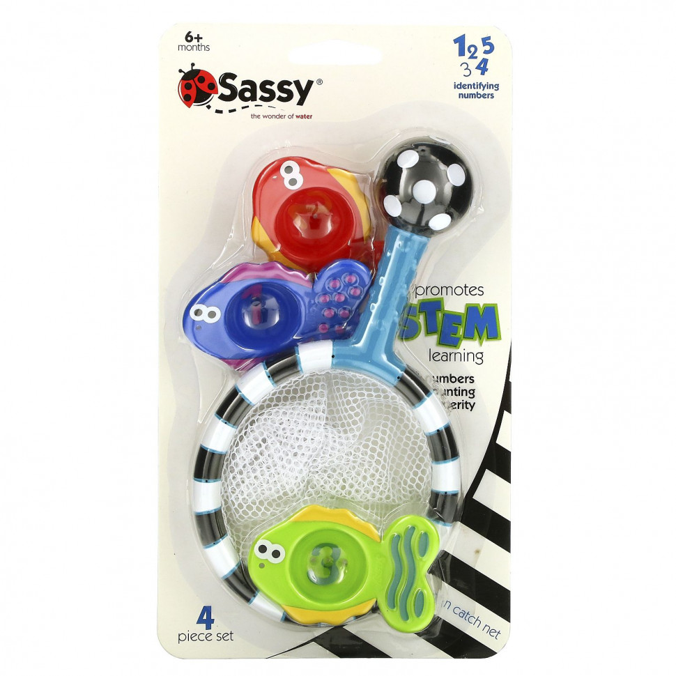   (Iherb) Sassy, Catch 'n Count Net,    ,  6 ,   4     -     , -, 