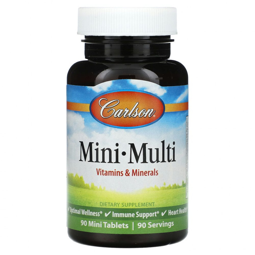   (Iherb) Carlson, Mini Multi, 90 -    -     , -, 