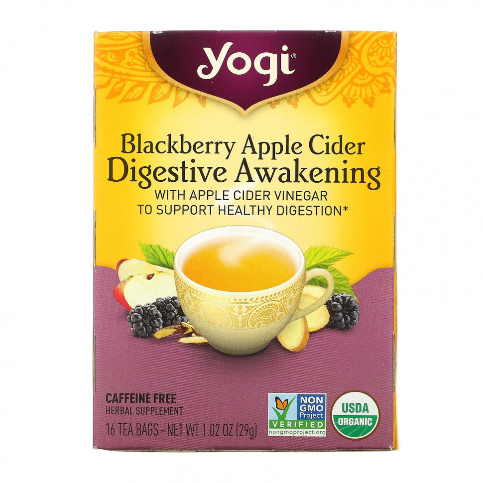 ���� ������ (Iherb) Yogi Tea, ����������� �����������, ��� ��� ������� � �������� � �������� ������, 16 ������ ���������, 29 � (1,02 �����), ������ �� 930 ���