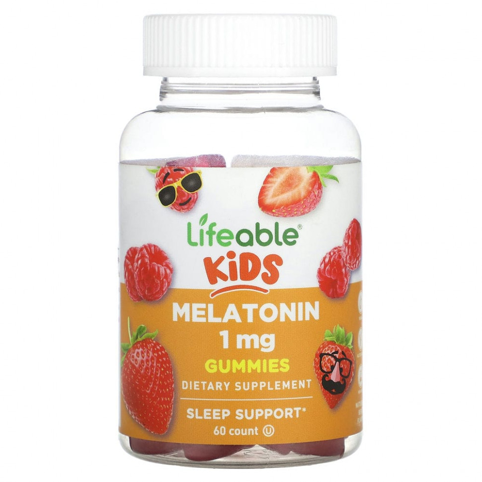 ���� ������ (Iherb) Lifeable, ��� �����, ���������, ����������� �����, 1 ��, 60 ����������� ��������, ������ �� 2550 ���