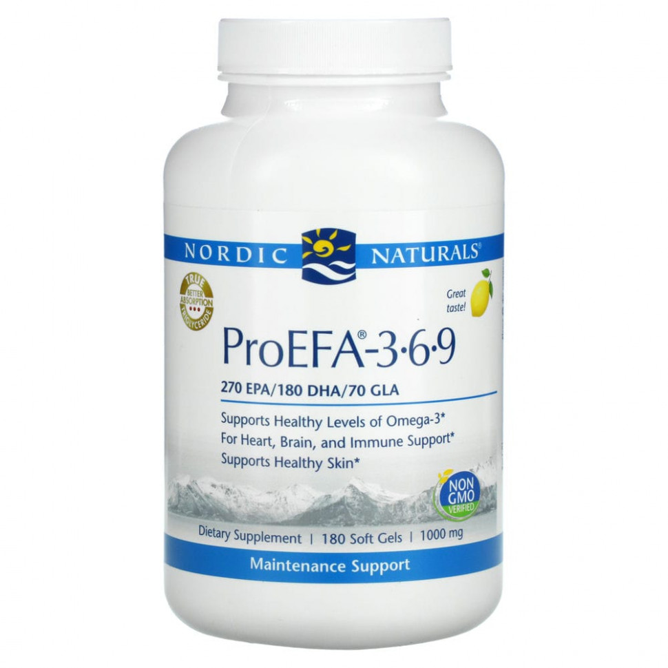   (Iherb) Nordic Naturals, ProEFA  3-6-9,  , 1000 , 180      -     , -, 