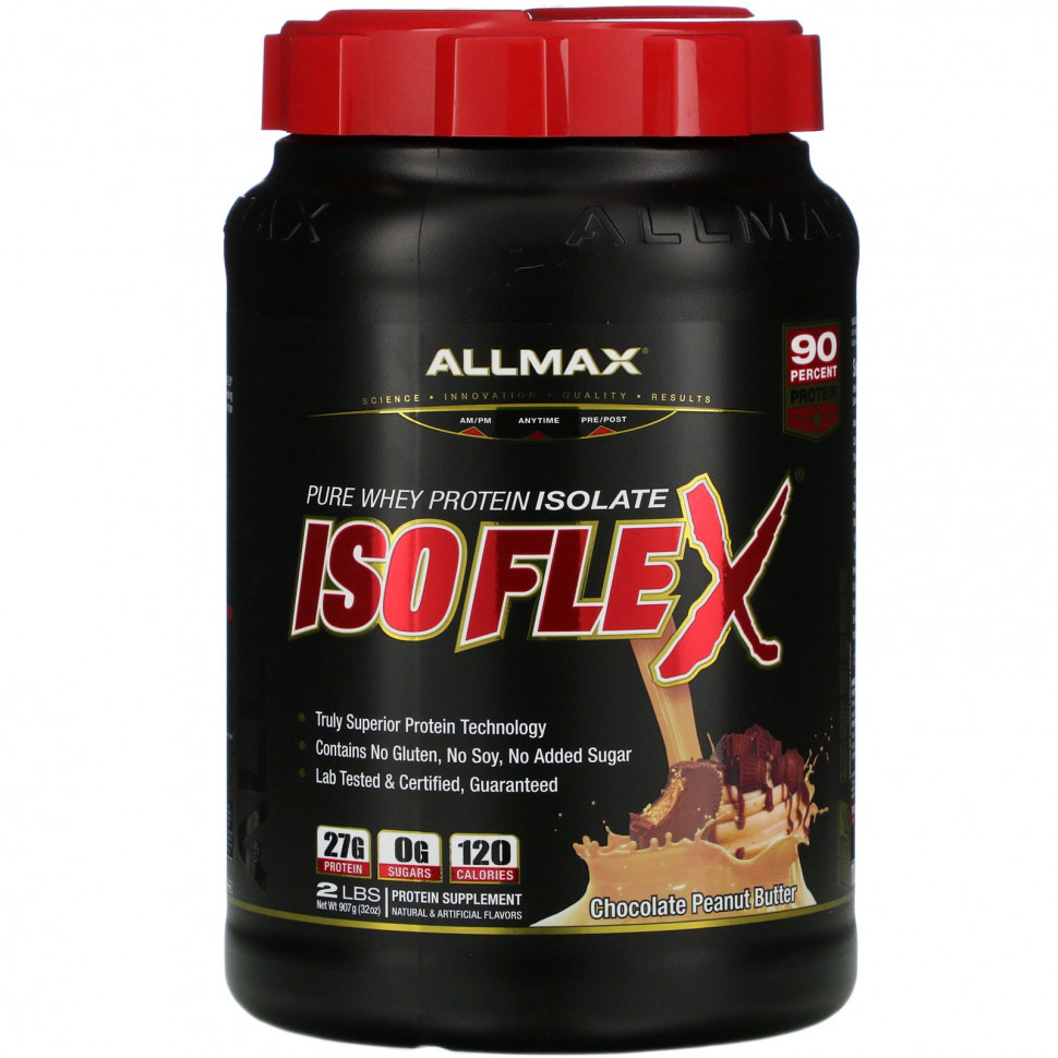 ���� ������ (Iherb) ALLMAX Nutrition, Isoflex, ������ ������ ������������� ��������, ������� � ���������� �����, 907 � (2 �����), ������ �� 8410 ���