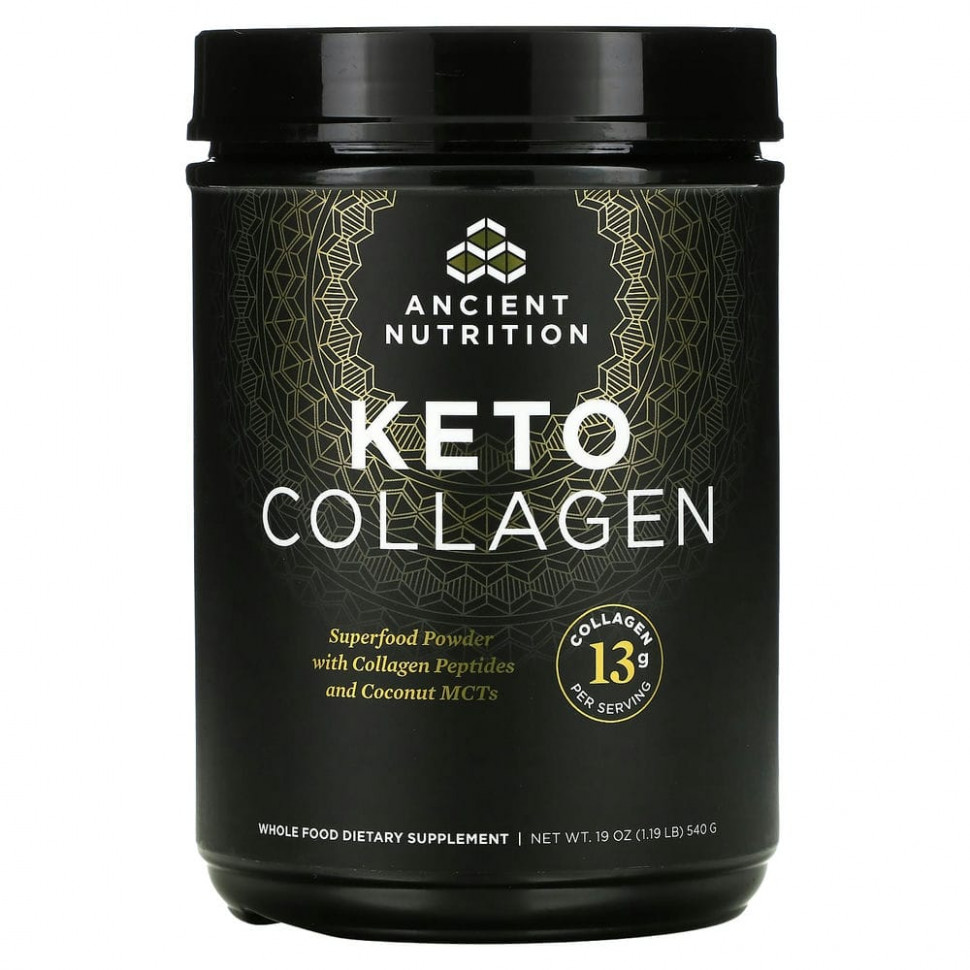   (Iherb) Dr. Axe / Ancient Nutrition, Keto Collagen, 540  (1,19 )    -     , -, 