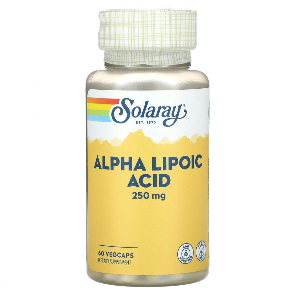   (Iherb) Solaray, - , 250 , 60      -     , -, 