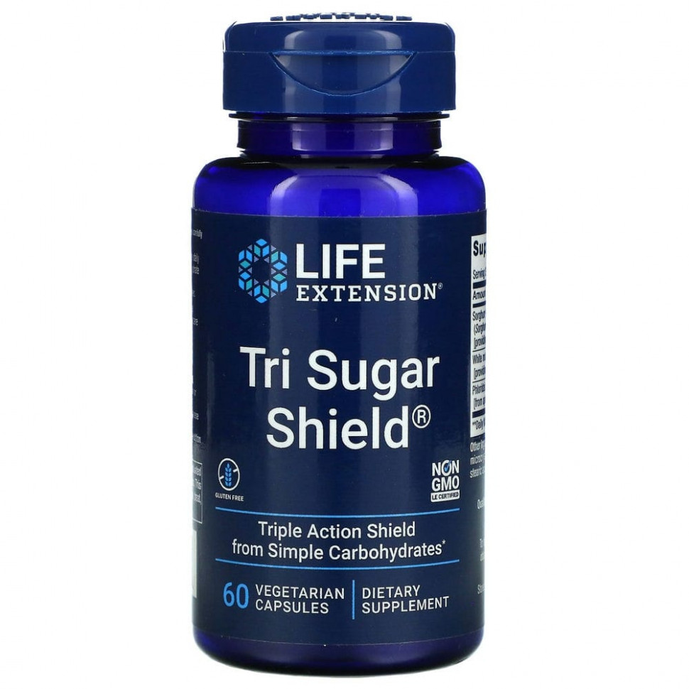   (Iherb) Life Extension, Tri Sugar Shield, 60      -     , -, 