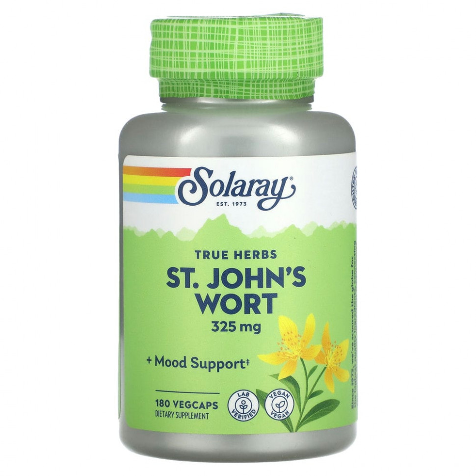���� ������ (Iherb) Solaray, True Herbs, ��������, 325 ��, 180 ������, ������ �� 2520 ���