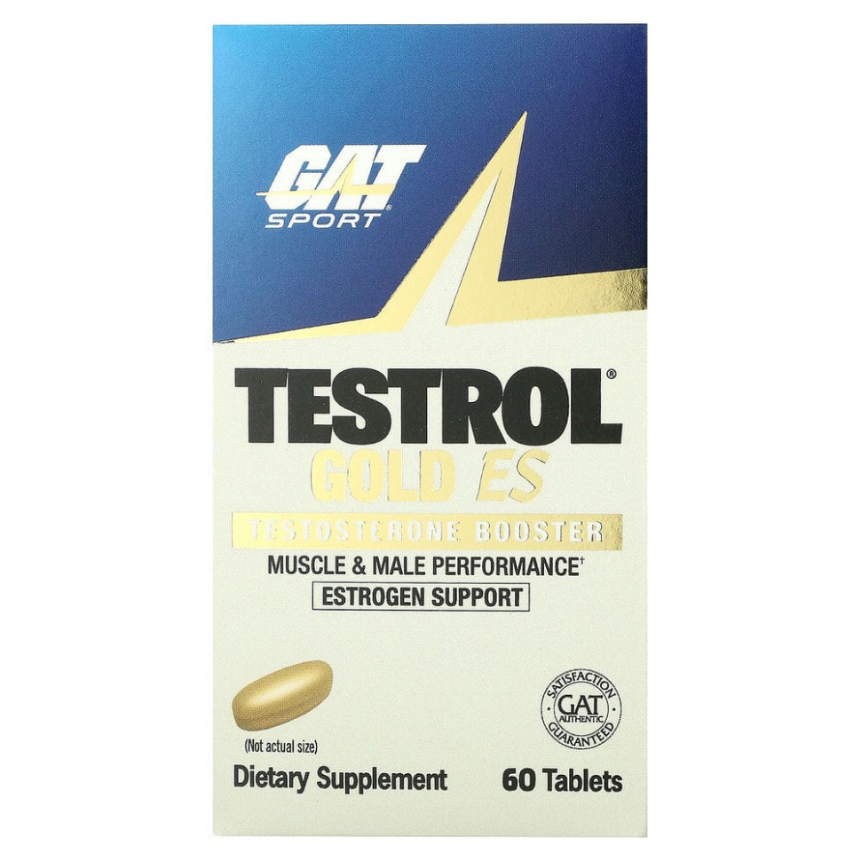 ���� ������ (Iherb) GAT, Testrol Gold ES, �������� ��� ��������� ������ ������������, 60 ��������, ������ �� 5710 ���