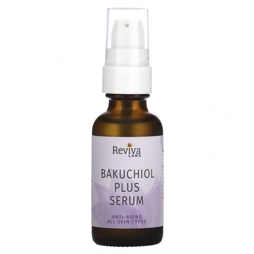   (Iherb) Reviva Labs, Bakuchiol Plus Serum, 1 fl oz (29.5 ml)    -     , -, 